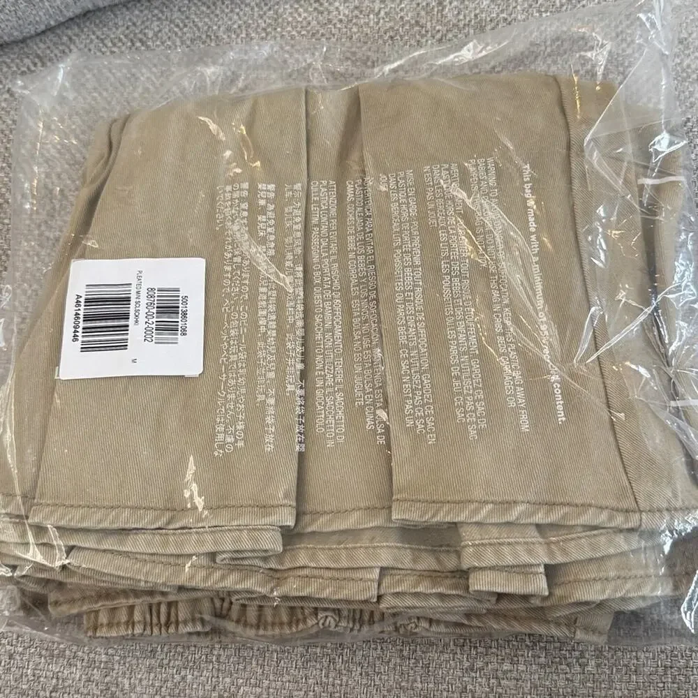 Old Navy Khaki High-Waisted Pleated Mini Skirt